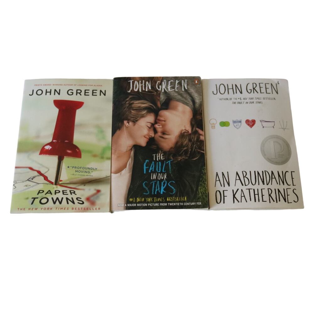 Lot‎ of 3 John Green Paperbook Books